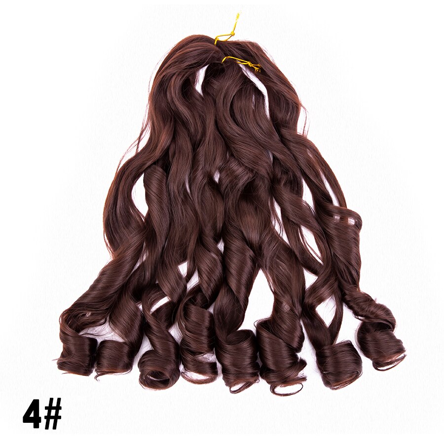 Synthetic Water Wave Braid Crochet Hair Extensions Afro Curly Tress Loose Wave Braiding Hair Bundles Braids Blonde Free Tress: 4