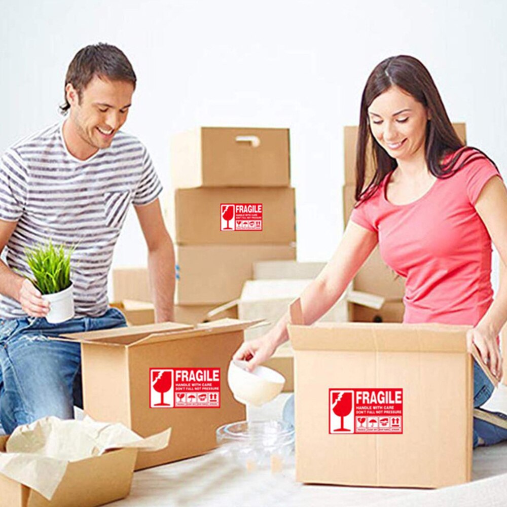 300pcs Fragile Label Stickers Handle with Care Moving Stickers