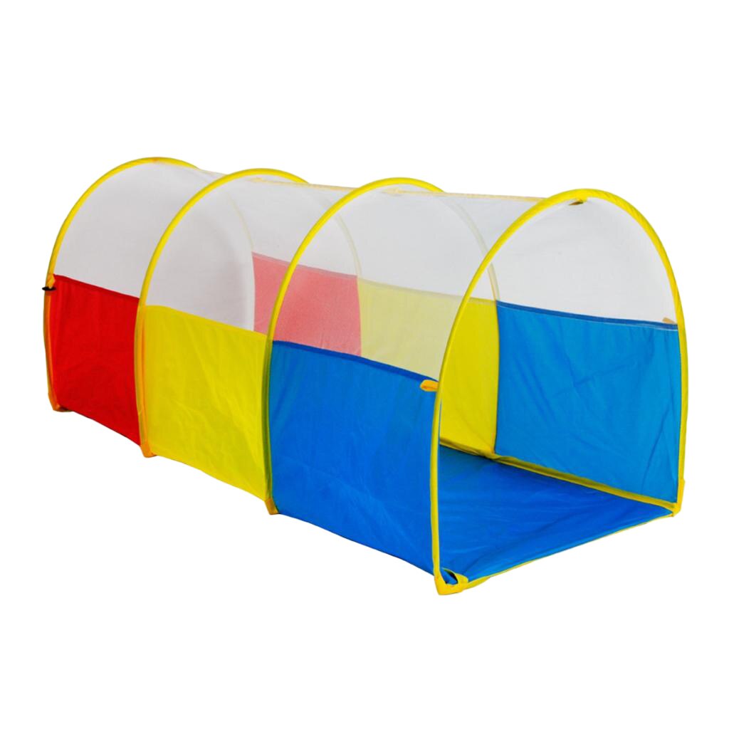 Kids Crawl Through Play Tunnel Toy, Foldable Pop up Tunnel for Toddlers Babies Infants & Children Sports, Indoor & Outdoor Tube