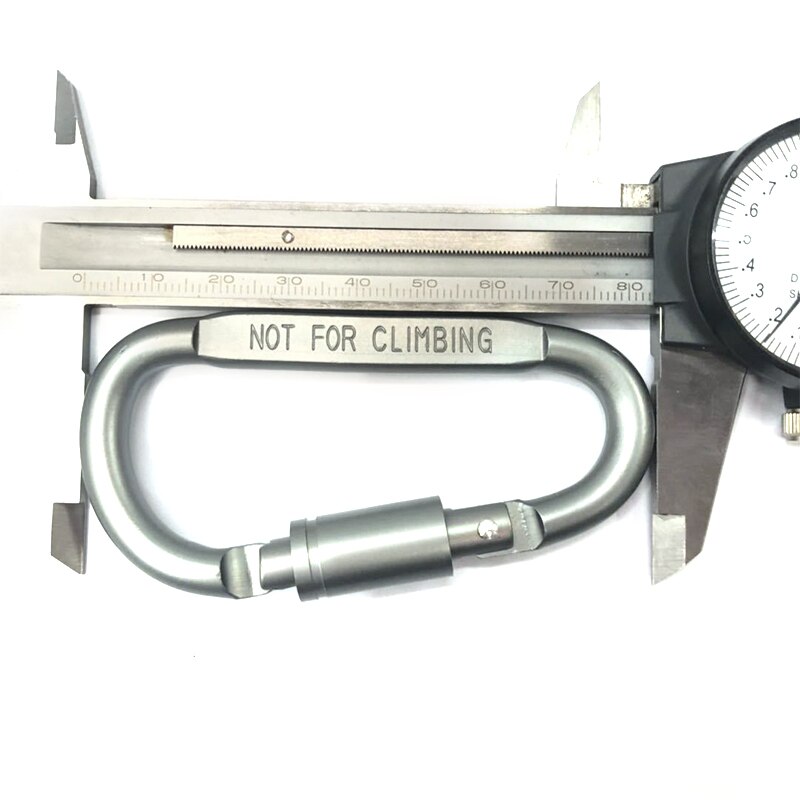 2020 na wolnym powietrzu kemping karabińczyk wspinaczkowy w kształcie litery D wisząca klamra ze stopu aluminium nakrętka klamra szybkie robić powieszenia odważne akcesoria wspinaczkowe