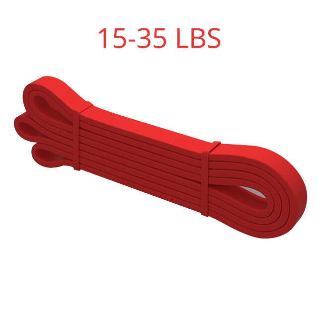 Widerstand Band 208cm Lange ÜSpund Bands für Sport ziehen hoch Yoga strecken Expander Schleife Fitness Band Ausbildung Elastische Gummi Gummi: rot