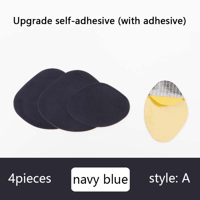 Parches para zapatos deportivos, reparación de empeine, plantillas para zapatos, parche para zapatillas, Protector de talón, parche adhesivo, reparación de zapatos, productos para el cuidado de los pies del talón: YELLOW