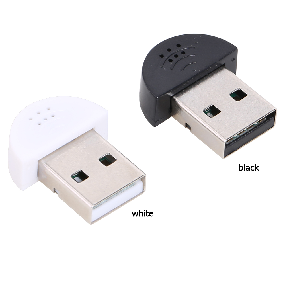 Adaptador de audio de micrófono USB portátil Conexión directa para computadora PC