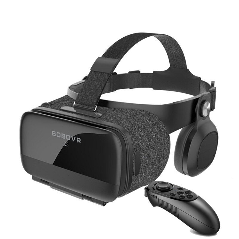 Vr lasit 3d vr kuulokkeet virtuaalitodellisuus kypärä videopeli älylasit suojalasit xiaomi huawei iphone puhelimeen: Musta
