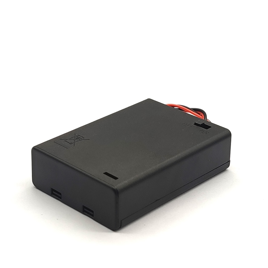 3 AA 4,5 V Pojemnik na baterie Pojemnik na baterie z przełącznikiem Nowy 3 AA Pojemnik na baterie 4,5 V