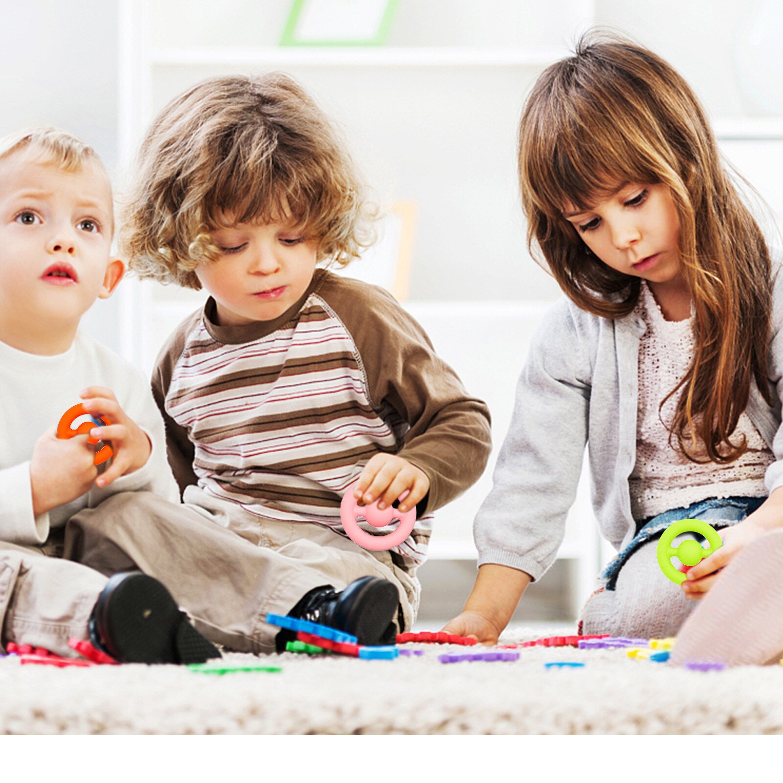 Fidgets Antistress Toys Hand Grip Ring Relief Stress Sensory Toy Autism Special Needs Anxiety Reliever Grip Ball Figet Toys