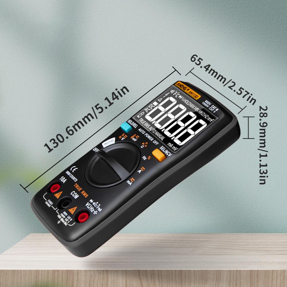 AN113D Ncv Digitale Multimeter Ac/Dc Spanning Tester Auto Variërend Test Handheld Meter Digitale Multimeter Backlight
