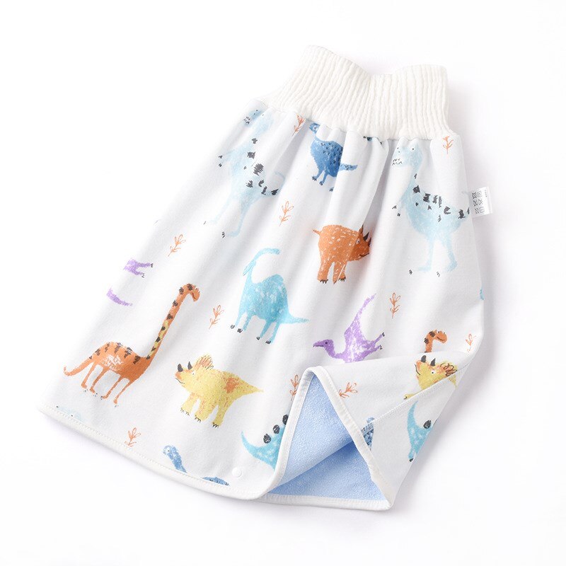 TPU Baby Diaper Skirt Infant Waterproof Toilet Training Pants Anti-Urine Bed Wetting Night Urine Artifact Children Cotton Diaper: A8 / S