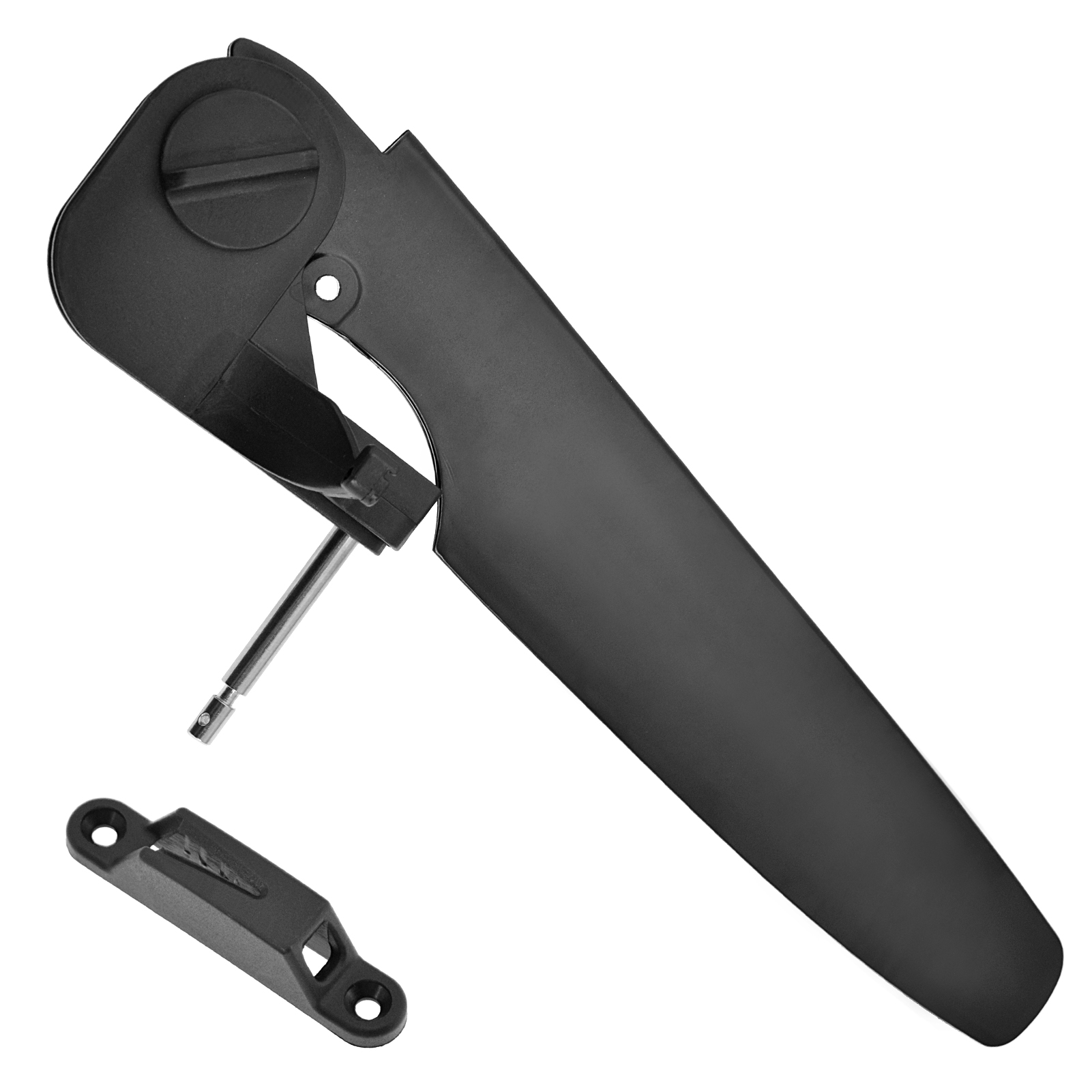 Kayak tail rudder steering system control kit for direction control adjustment pedal can be connected