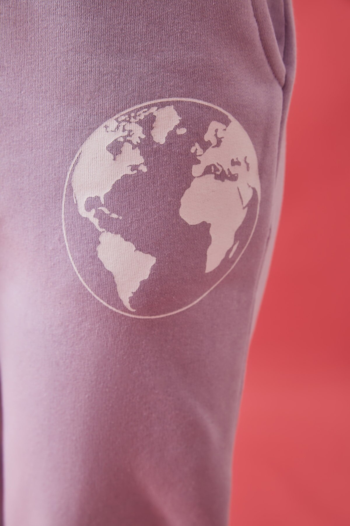 Trendyol Gedrukt Losse Jogger Gebreide Joggingbroek TWOAW21EA0042