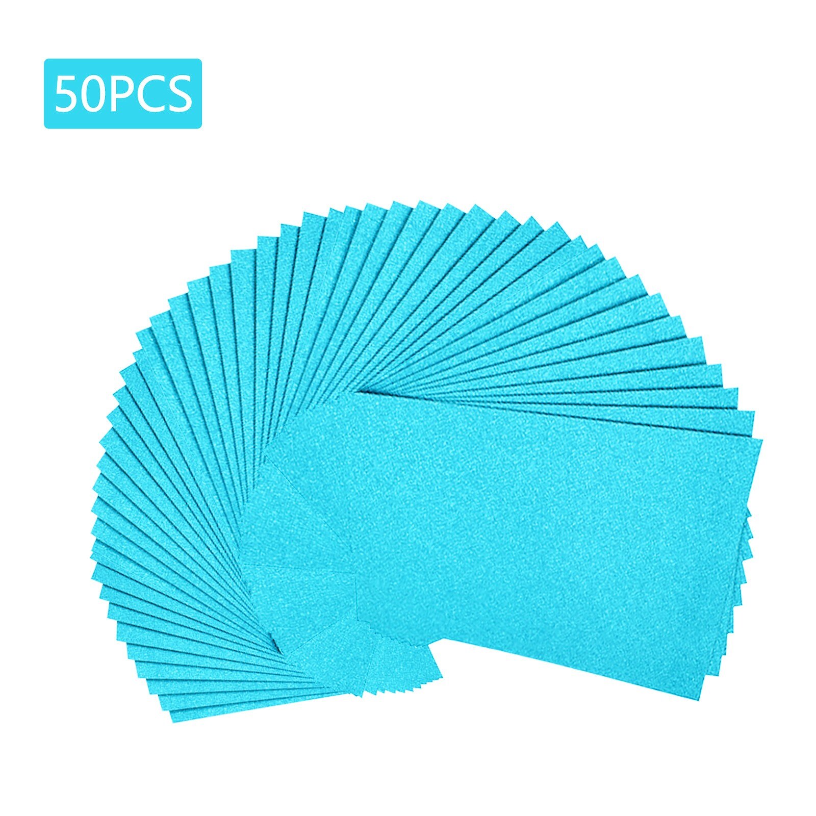 Papier artisanal brillant pour cartes Flash A4 avancé, papier Flash non adhésif, Stock de cartes, outil artisanal brillant pour enfants,: C50PCS