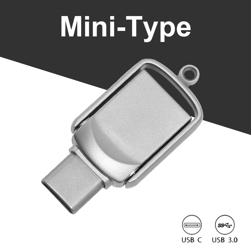 NOWOŚĆ Ultra Mini Pendrive USB 2.0 typu C 64 GB 128 GB Podwójna pamięć USB Pendrive 32 GB Kreatywne prezenty Biznesowy pendrive USB