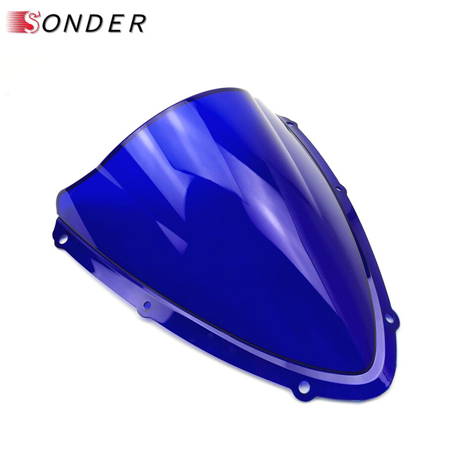 PC parabrisas de burbuja doble para Suzuki K8 GSX-R GSX R GSXR 600 K 5 750 GSXR600 GSXR750 de a