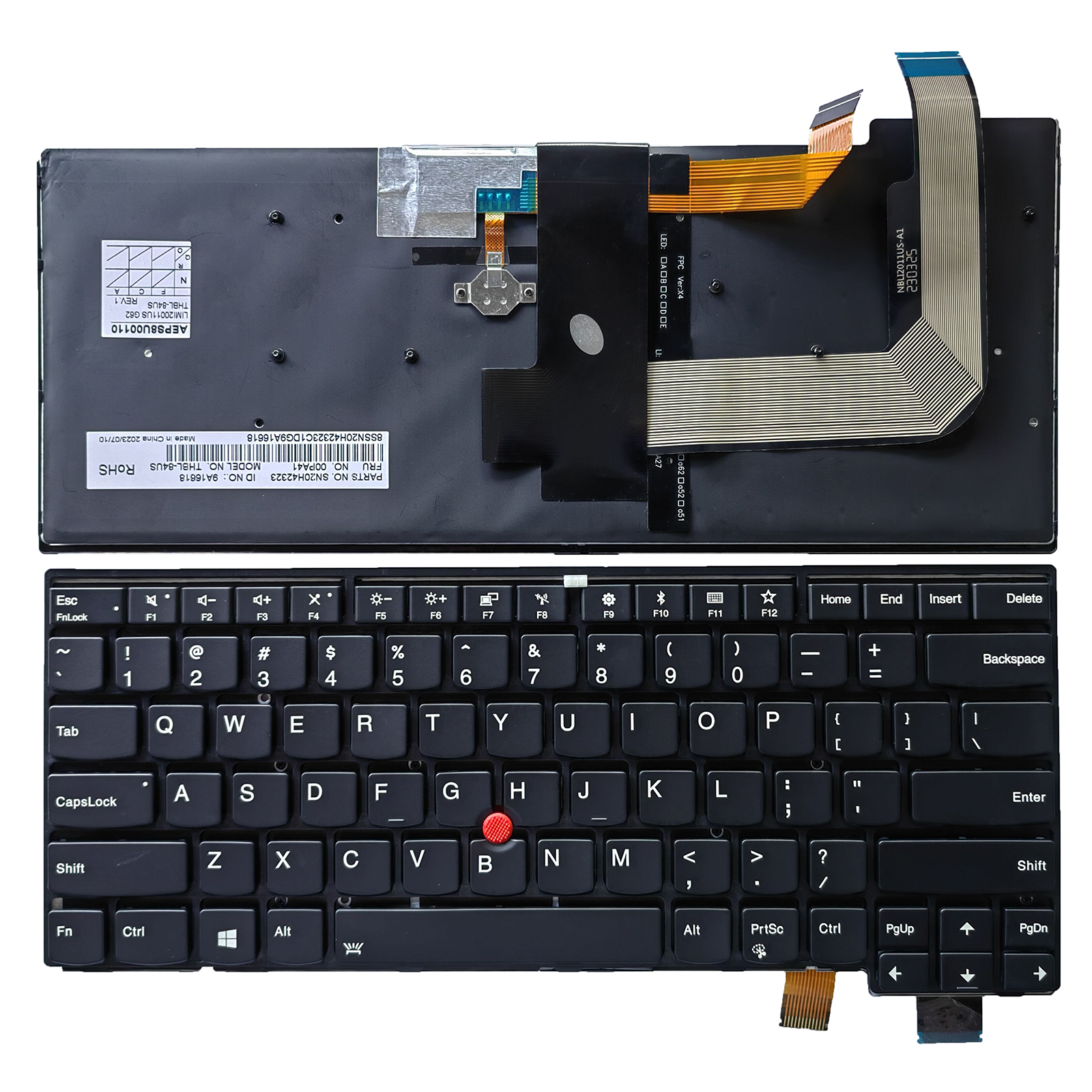 Laptop Replacement US Layout Keyboard for Lenovo T470S ThinkPad 13 2nd S2