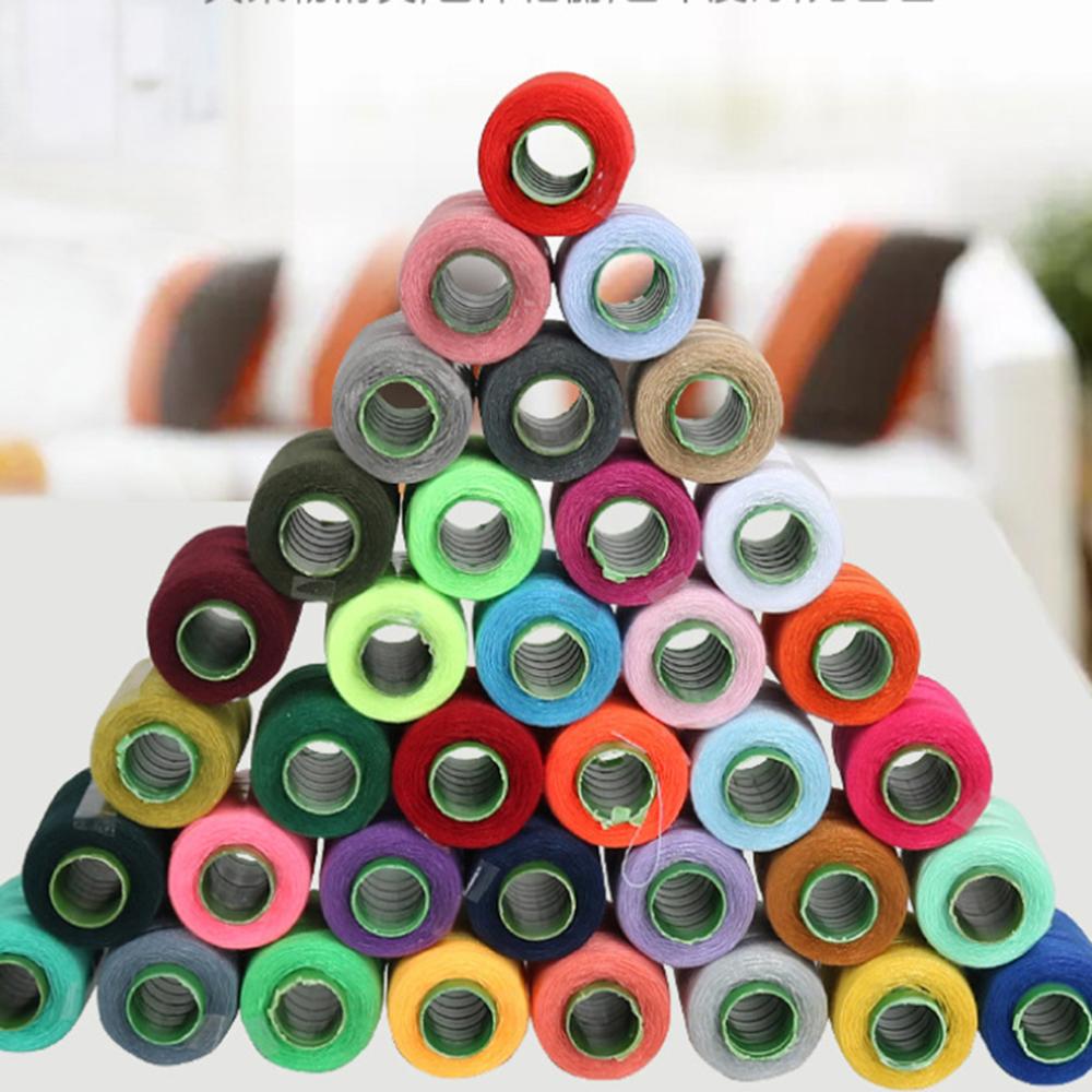 Fils à coudre multicolores à haute ténacité | Broderie, pour Machine en coton, fil à coudre artisanal, fournitures de couture, accessoires Patch