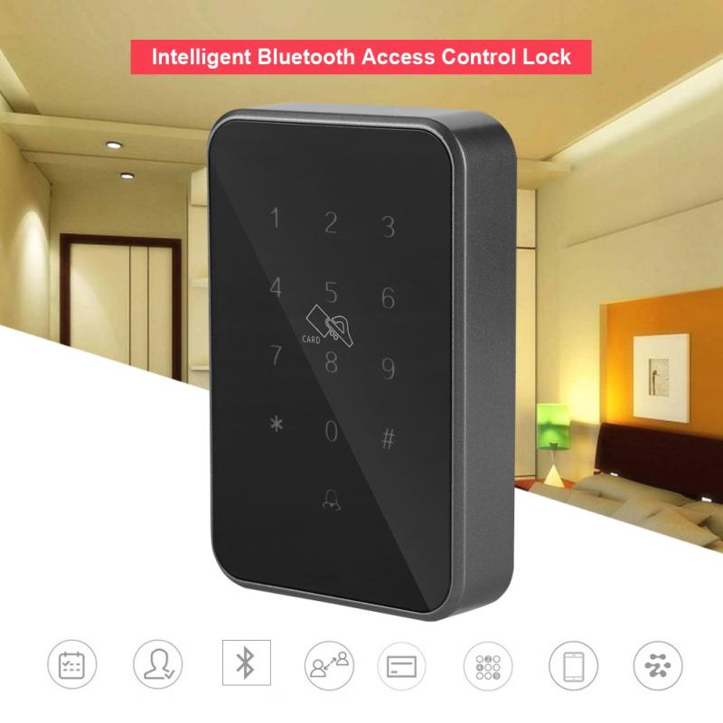 Intelligent adgang smart lås smartphone app bluetooth kontrol glasdør adgangskontrol fremmøde skabe lås