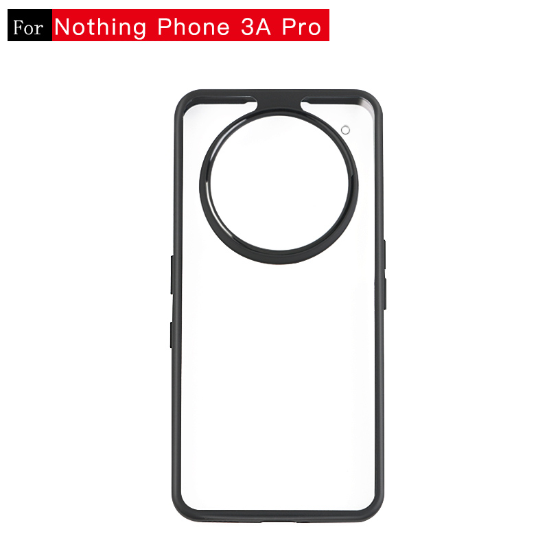 Gennemsigtigt telefoncover for ingenting telefon 3a pro cover anti-banke bagcover ingenting telefon 3a pro cover for ingenting telefon 3a pro: Beige