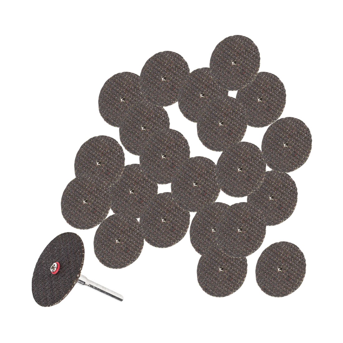 25pcs/set Metal Cutting Disc for Dremel Grinder Rotary Tool Circular Saw Blade Wheel Cutting Sanding with 1pc Mandrel