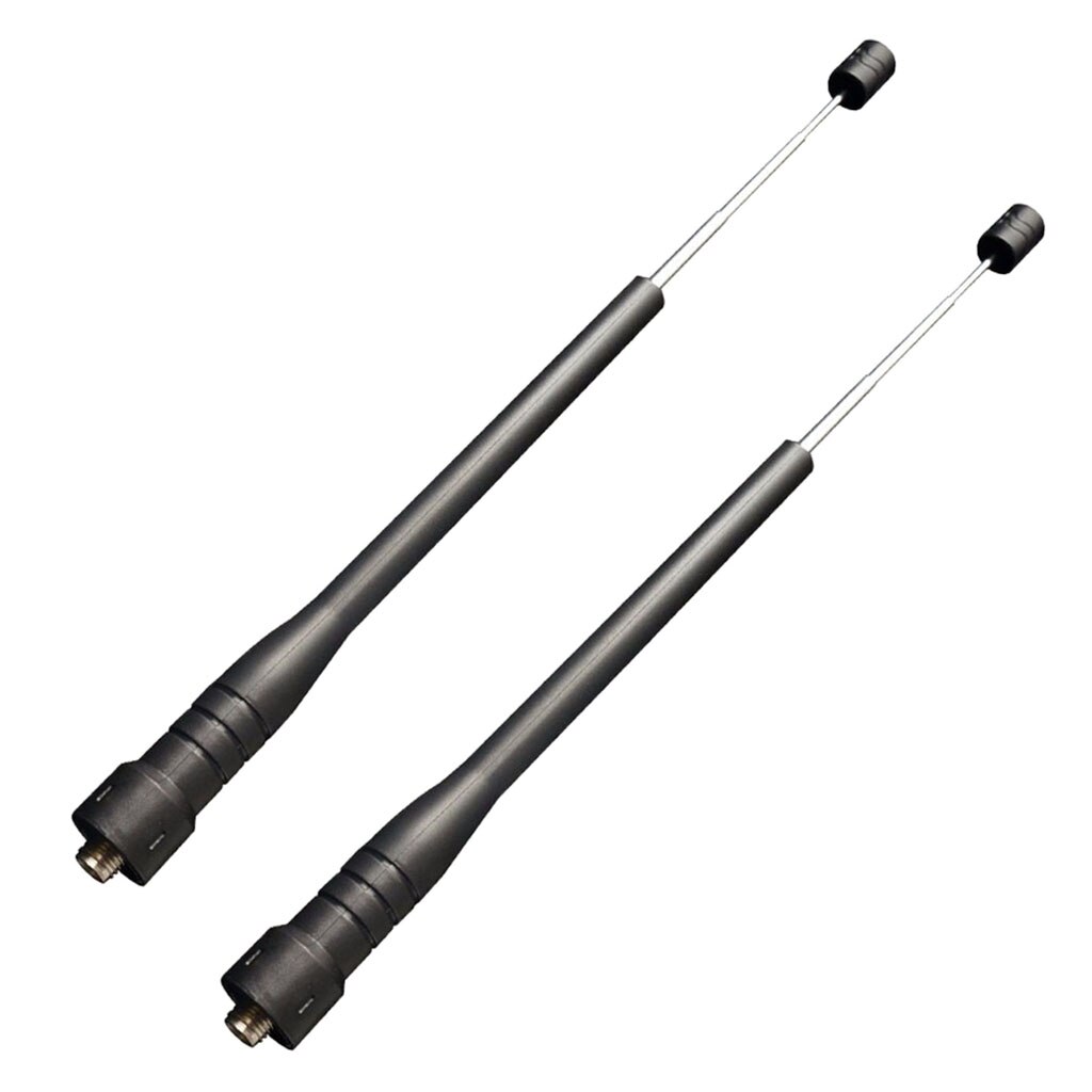 2x VHF/UHF (144/430Mhz) Dual Band SMA-F Antenna For for Uv-5r Uv-82 F8