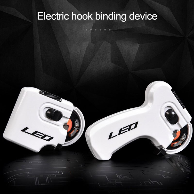 Electric Fishing Hook Tyer Tier Automatic Line Fast Tying Tool Automatic Fishing Hook Portable Fast Fishing Hooks