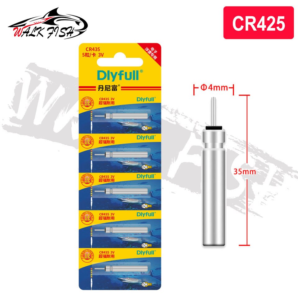 WALK FISH Luminous Electric Fishing Floats For LED Fishing Buoy Accessory Suit for Charger Devices Tools Tackle Accessories: CR435 DLY 5PCS hook