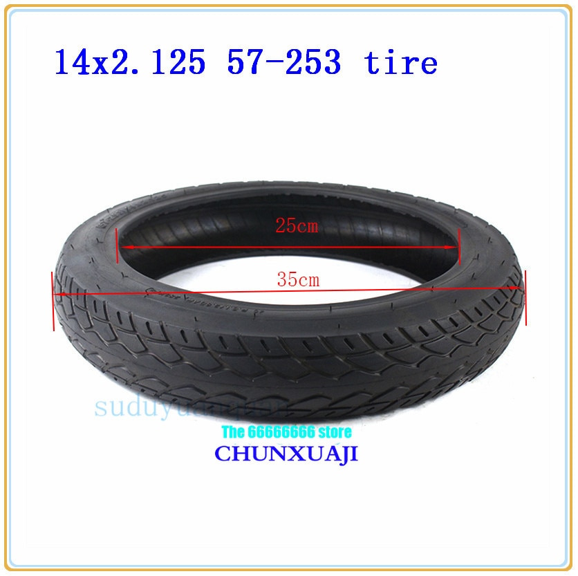 57-253 tube 14x2.125 tire fits for Folding electric bicycle, children's bicycle,e-Bike 14*2.125 tyre inner tube 14'' wheel tyre