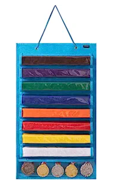 Martial Arts Riemen Organizer Karate Riem Display Houder Duurzaam Rek Muur Hangende Taekwondo Riem Opslag Voor Muay Thai Mma Judo: violet