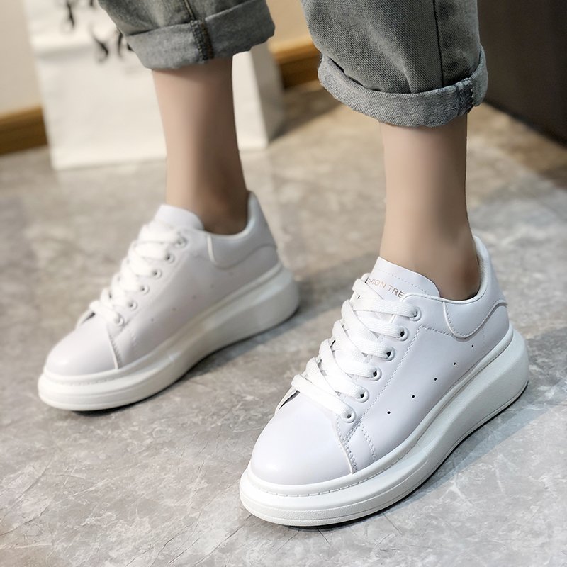 Kobiety Sneakers 2020 nowy Dropshipping kobiety buty platformy wysokie obcasy buty wulkanizowane trenerzy buty dla taty mieszkania Zapatos De Mujer