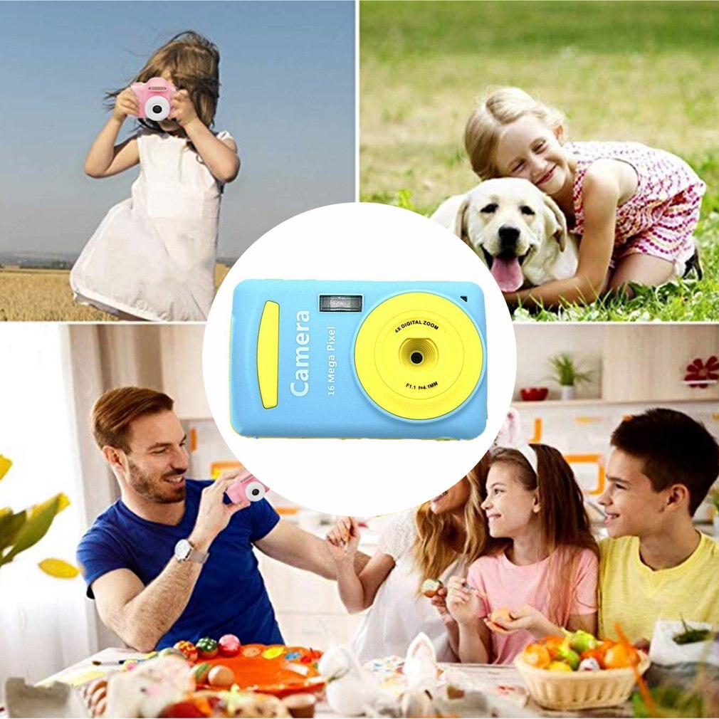As crianças práticas duráveis 16 milhões pixel compact casa câmera digital câmeras portáteis para o presente das crianças