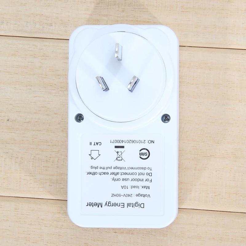 Digital Wattmeter Power Digital Metering Socket Electric Meter AU plug