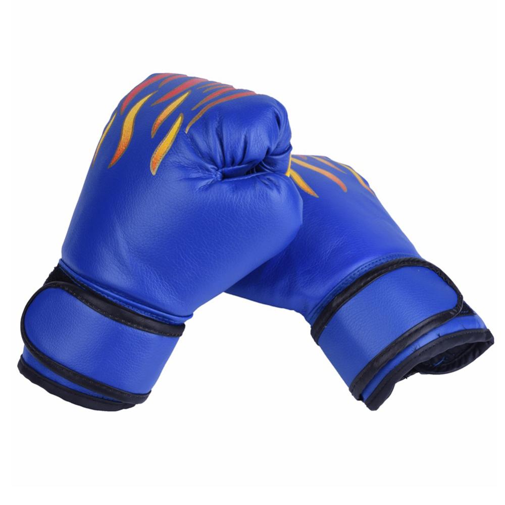 Child Boxing Gloves Kids Training Fighting Gloves Muay Thai Sparring Punching Kickboxing Breathable PU Gloves