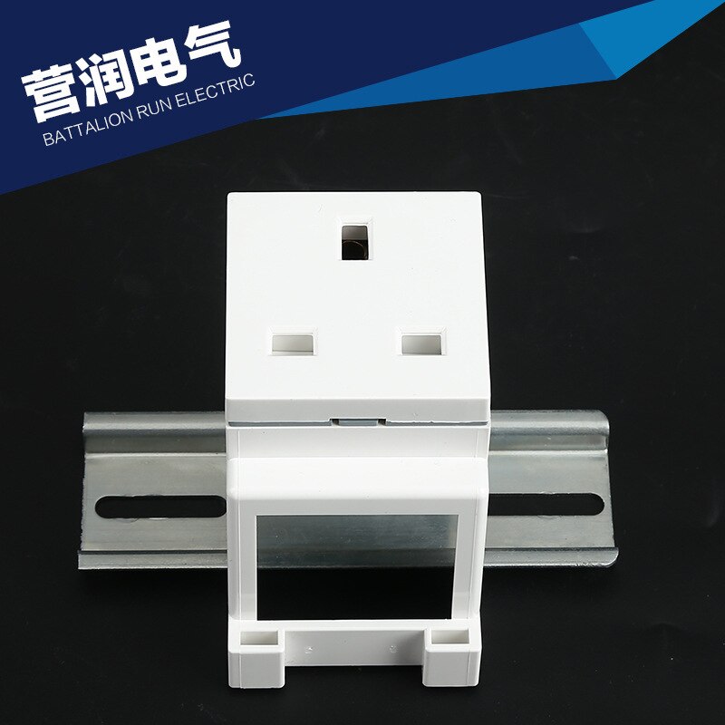 Britse Standaard din rail mount stopcontact Engels-schaal Digitale Socket C45 Britse Standaard Kaart Rail Socket