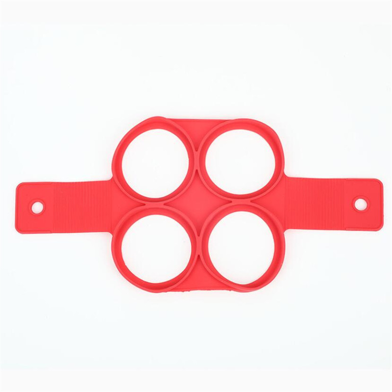 Eggkokere pannekaker maker mold egg shaper omelett nonstick matlagingsverktøy pan flip egg ring mold kjøkkenutstyr tilbehør: Rund