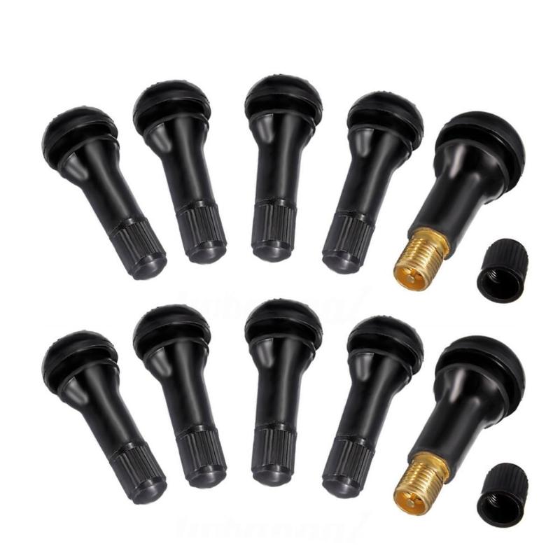 4x Tubeless Gummi-Ventile TR413 Von Bgs Technic – Set Für Reifen, Zuverlässig & Praktisch