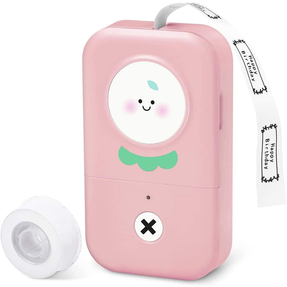Phomemo Label Maker Sticky Note D30Pro Label Thermal Printer No Ink Home Business Helper Kitchen Sticker Machine: Cherry Pink