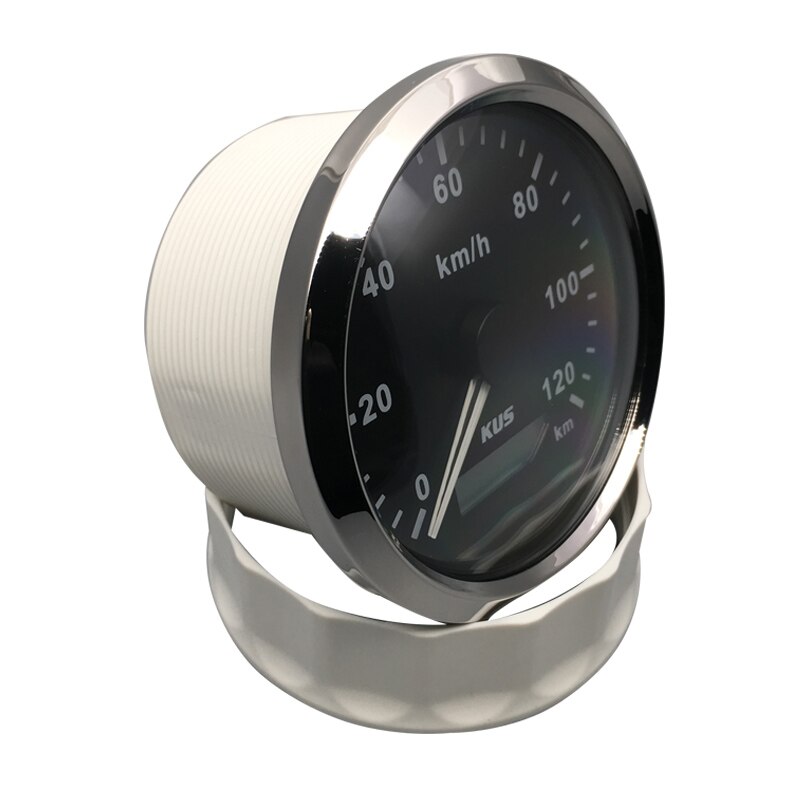 Universele Gps Snelheidsmeter 0-120 Km/h Voor Auto Motorfiets Totale Kilometerstand Verstelbare 3 3/8 "9-32V Met Rood/Geel Backlight