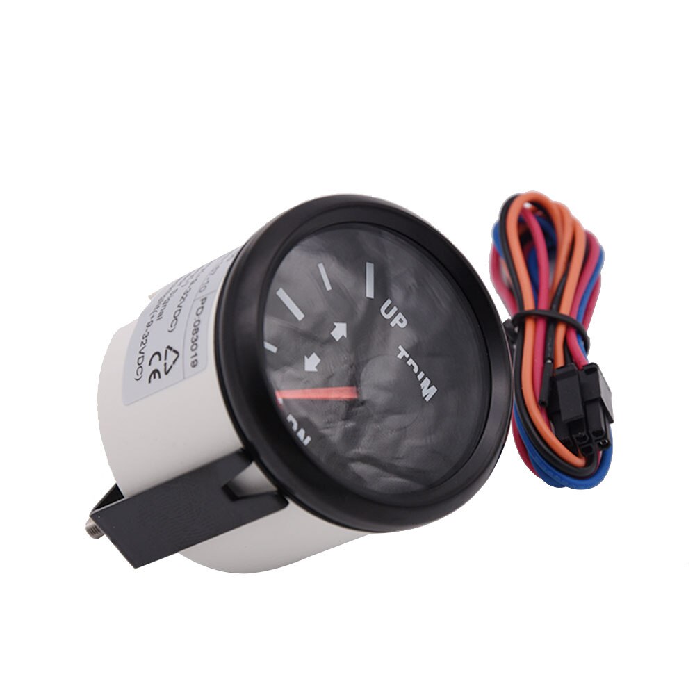 52mm up dn trim mätare 0-190 ohm båt trim mätare marin trim tilt indikator för inombords utombordsmotor bil motorcykel trim mätare: Bn 0-190 ohm
