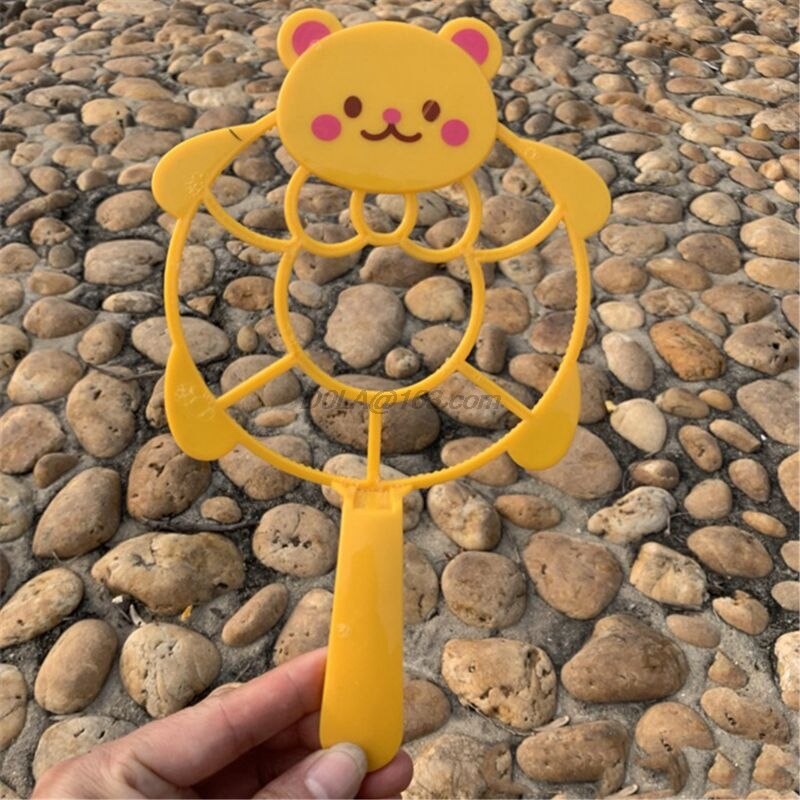 6PCS/set Jumbo Colorful Bubble Wand Bubble Blower Toy Set For Kids Summer Outdoor Fun 7IN