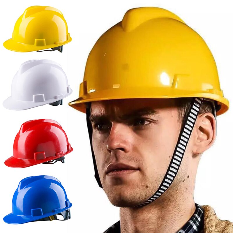 1 Pcs Veiligheid Beschermende Harde Hoed Bouw Veiligheid Werk Apparatuur Helm Verstelbare