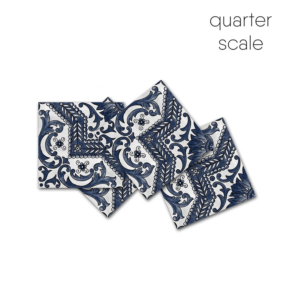 Tile Floor Sticker Kitchen and Bathroom Vinyl Tile Sticker Splash back Removable Vinyl Wall Decal Peel &amp; Stick Wallpaper: FS2100-2 / 10cmx10cmx10pcs