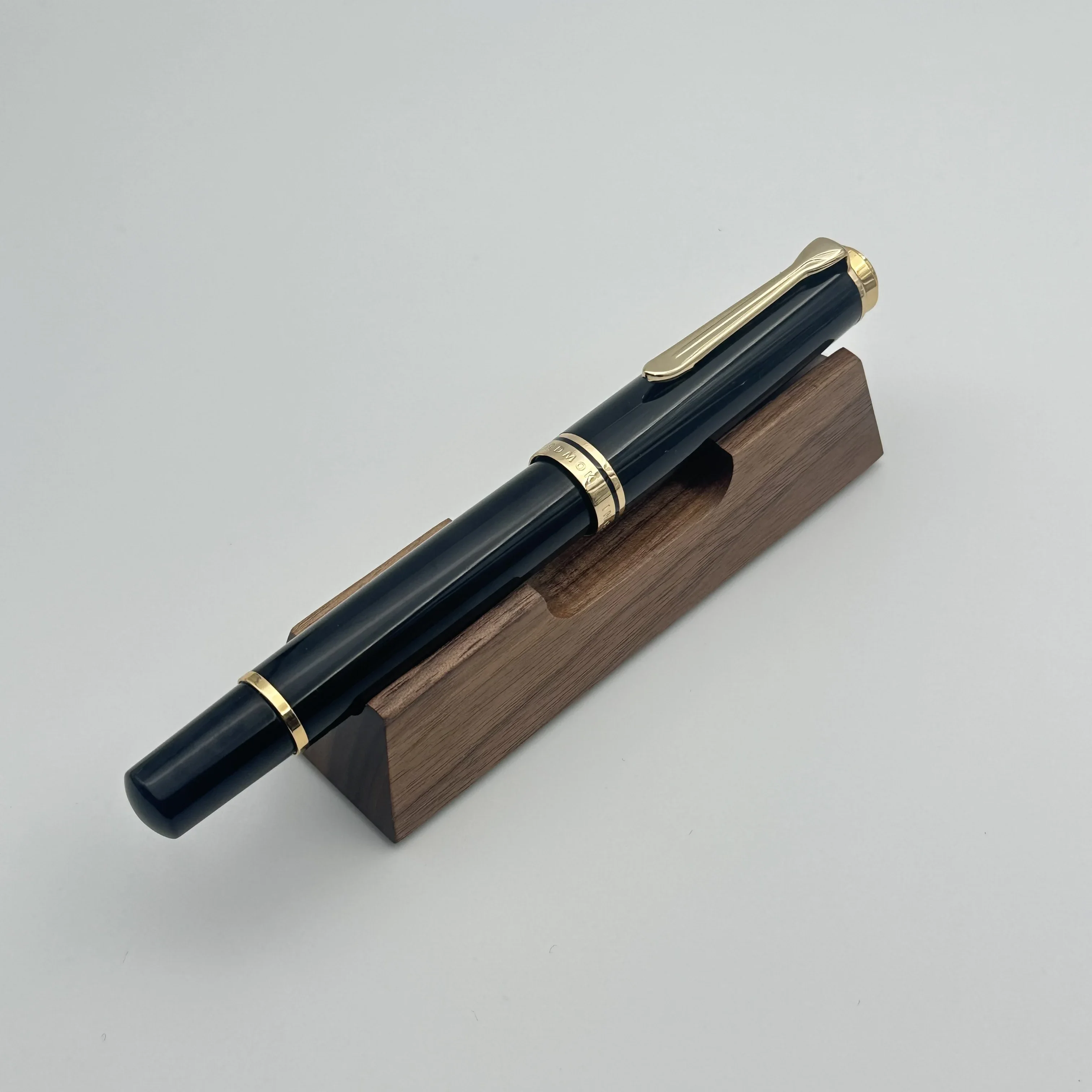 Admok M800 Pen Acrylic Piston Fountain Pen Schmidt Nib F M B 0.5 0.7 1.0MM Nib Golden Clip Writing Office Pen: Blue / EF