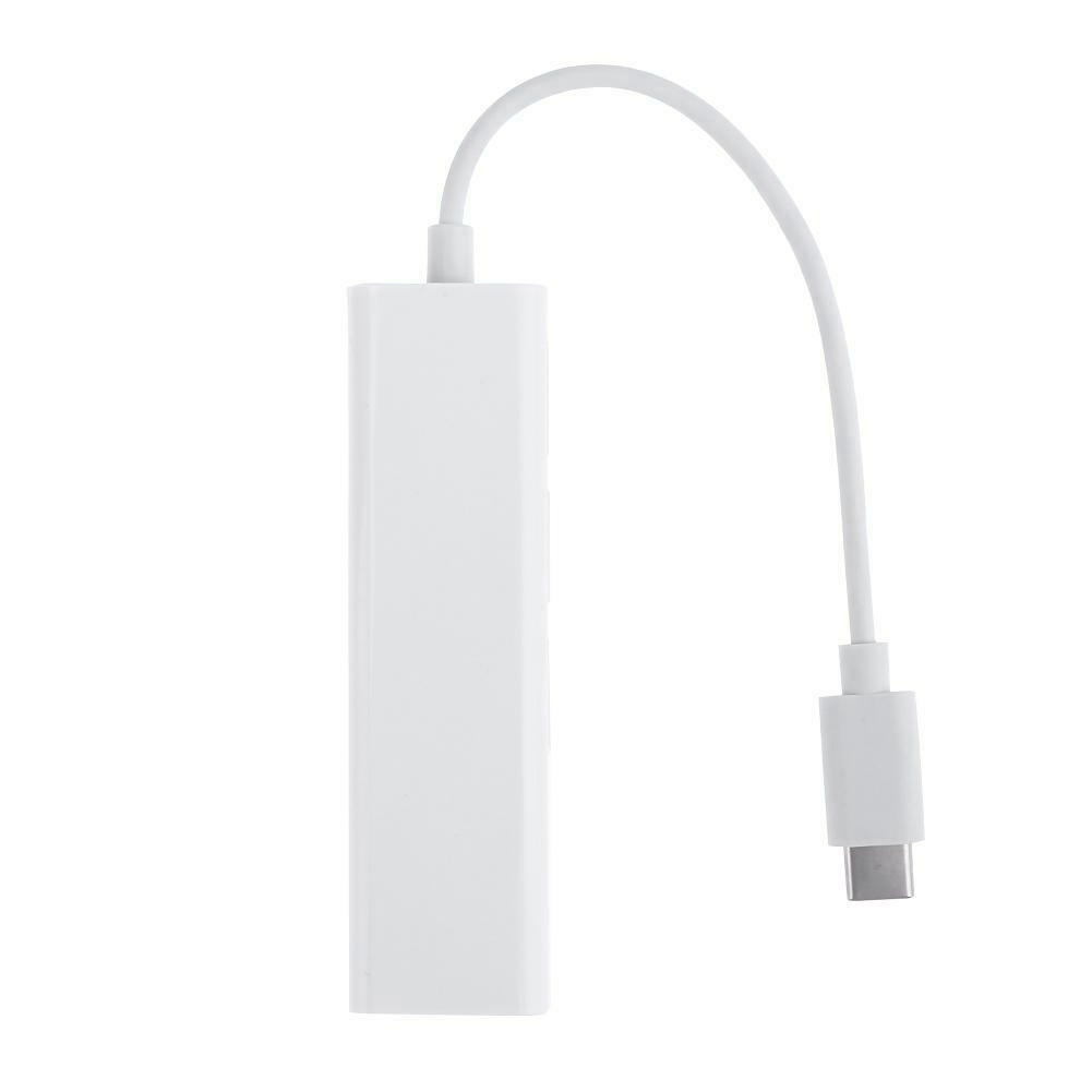 USB-C USB 3.1 Type C To USB RJ45 Ethernet Lan Adapter Hub Cable for Macbook PC