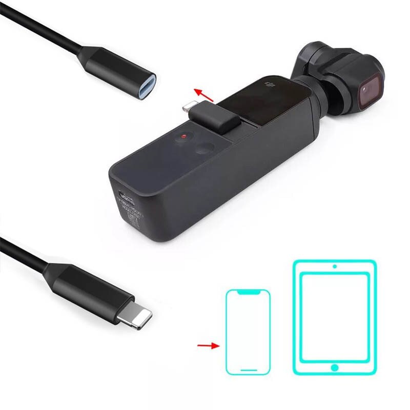 Lightning Verlengkabel voor iPhone 11 Pro Max, Xs Max, Xr, 8/8 Plus/7, iPad Air, iPad Mini 8pin Video Audio Data Snel Opladen