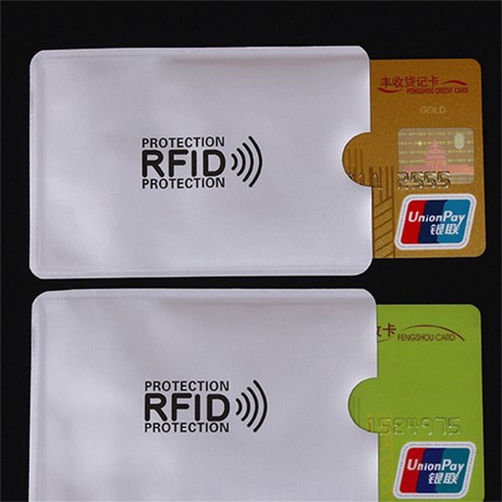 20PCS RFID security card cover anti-magnetic security protection 13.56mhz IC card NFC payment ID card and other expensive cards