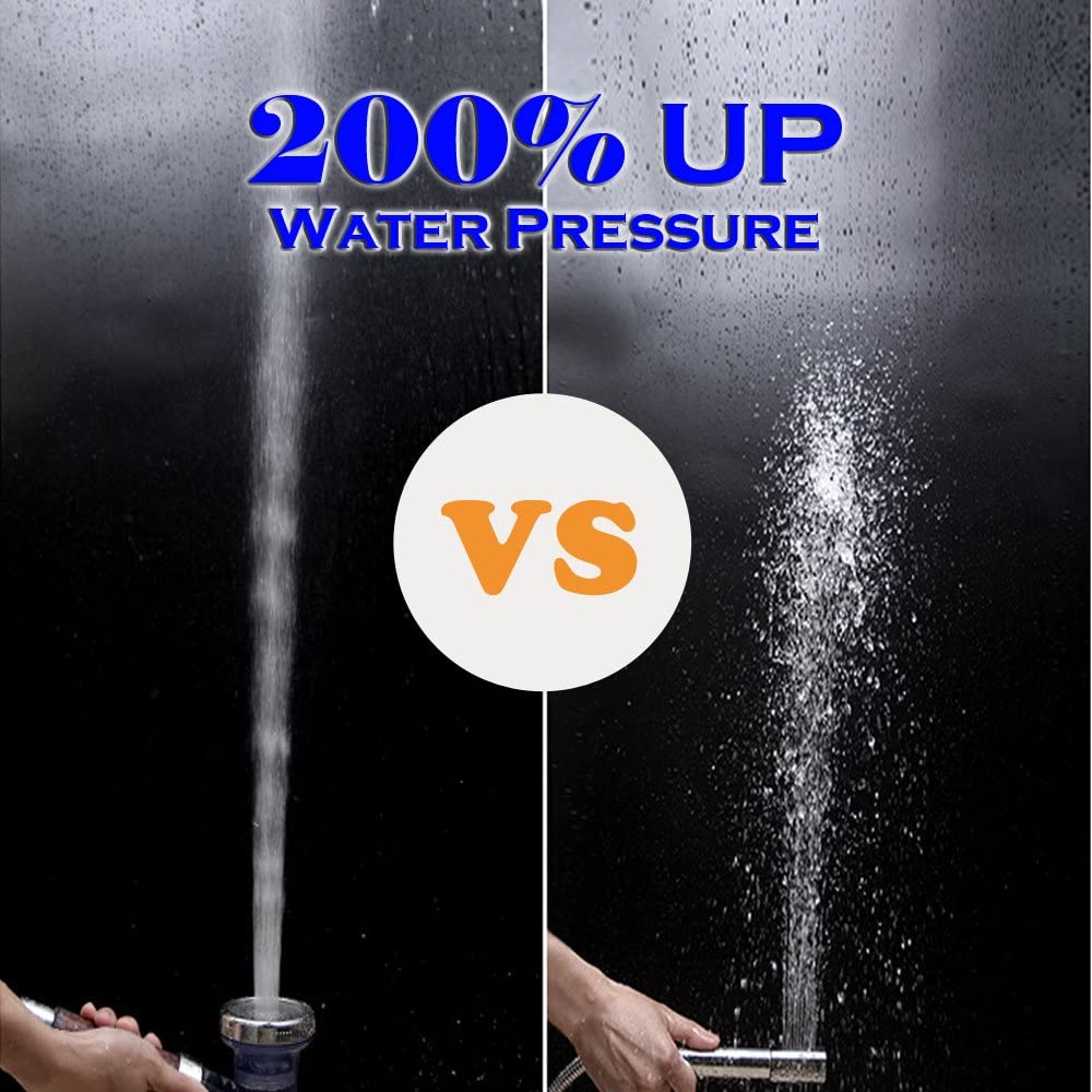 Dusche Kopf ionisch Filter Filterung Hochdruck Wasser sparen 3 Modus Funktion sprühen Handheld Duschköpfe für Trockene Haar & Haut Spa