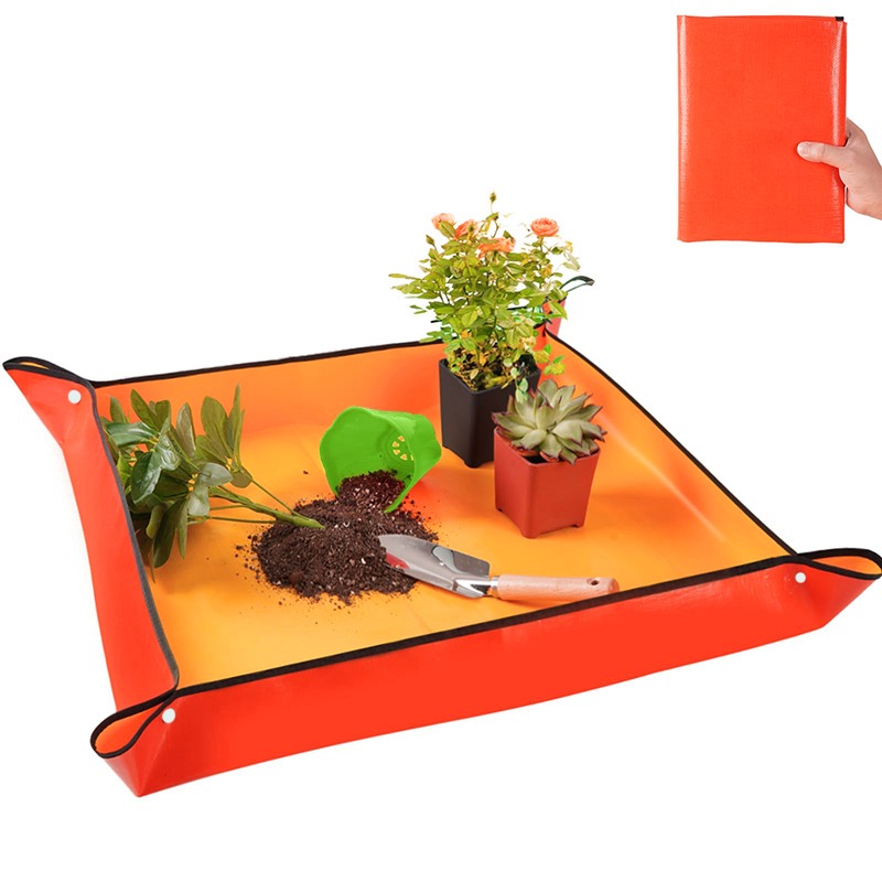 Wasserdichte faltbare Pflanzmatte, Garten-Topfunterlage für Blumentopf, Umpflanzen, Mischen von Boden, Pflanzenbeschneiden, Gartenwerkzeug, Größe 3