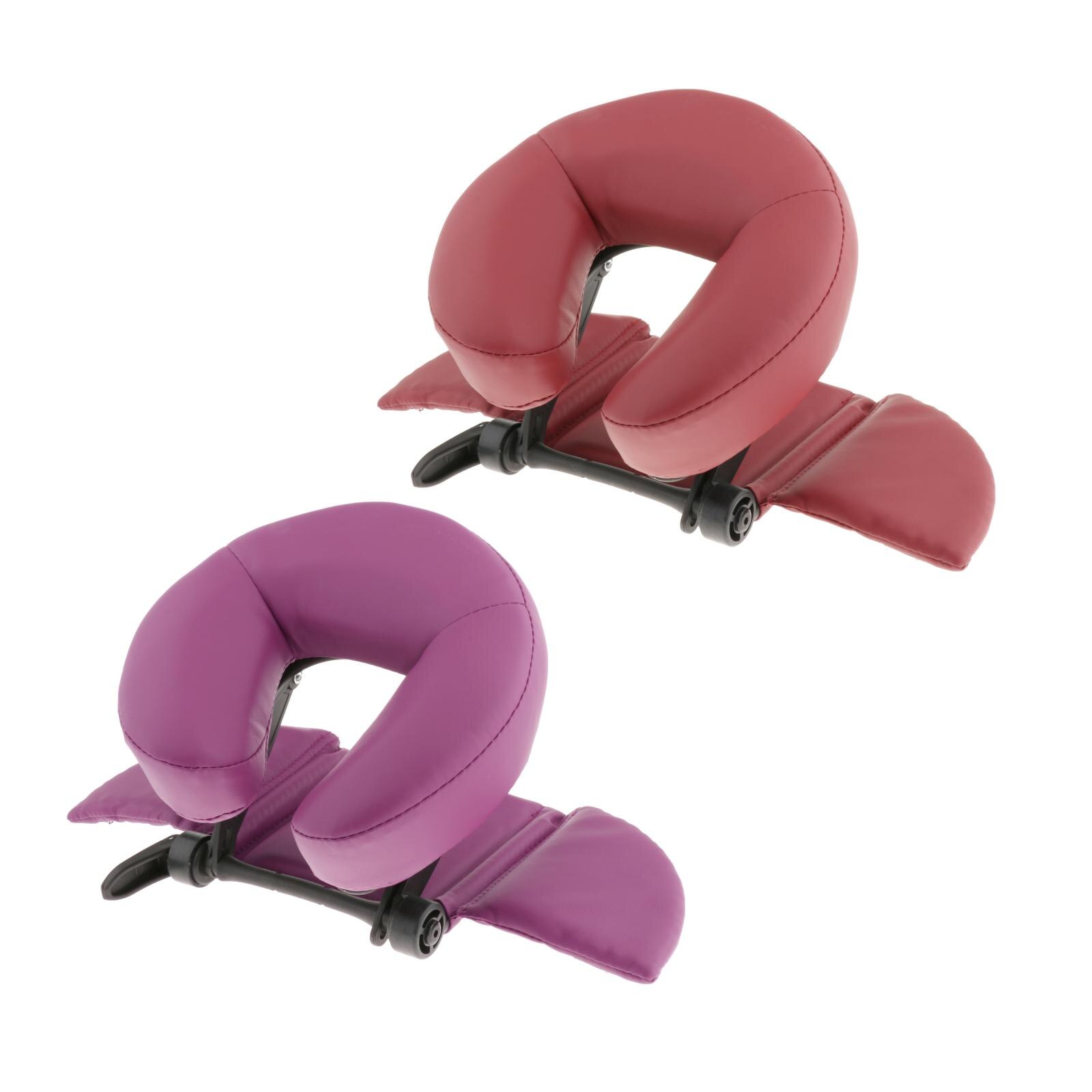 Adjustable Massage U shaped Table Face Cradle Headrest Platform Lightweight