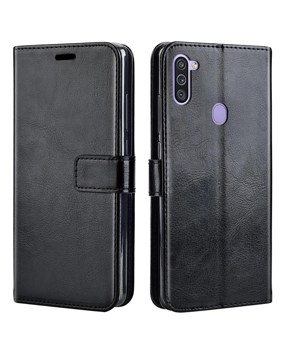 Flip Leather Case Voor Op Samsung Galaxy M11 Cover Case Voor Samsung M11 M 11 M115F SM-M115F