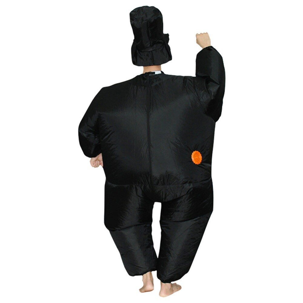 Halloween Inflatable Costume Men's Tuxedo Groom Suit Fancy Dress AirSuit Party Event Host Magician Cosplay Inflated Garment