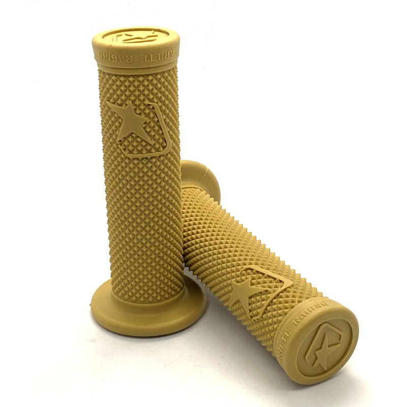 Maniglie di alta qualità Manubrio moto 7/8 '' 22MM Manopole moto universali in gomma Accessori per la modifica Design antiscivolo: Avorio